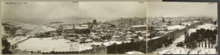 תמונה מתוך הארכיון: ירושלים בשלג, צילום פנורמי משנת 1941