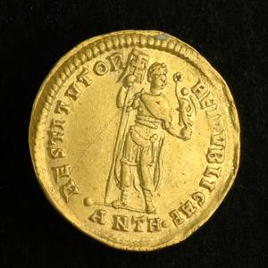 מטבע ,ולנס (375-364  לסה"נ),אנטיוכיה (סוריה),סולידוס
 צלם:לא ידוע