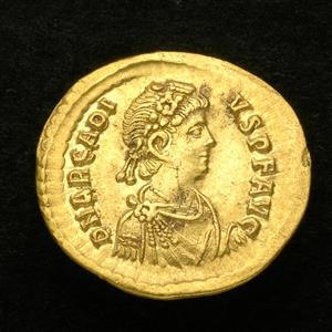 Coin ,Arcadius (383-388 A.D),Constantinopolis,Solidus
 Photographer:Unknown