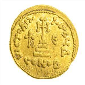 Coin ,Heraclius (639-641 A.D),Constantinopolis,Solidus
 Photographer:Unknown