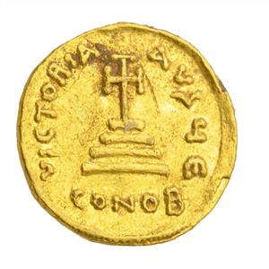 Coin ,Heraclius (629-631 A.D),Constantinopolis,Solidus
 Photographer:Unknown
